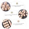 Veemoon 100pcs Wooden Dice Blocks DIY Puzzle Building Cubes Ludo Board Game Blank Dice for Craft view 3
