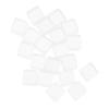 KOMBIUDA 20pcs Acrylic Dice Blank Dice Toys for Boys and Girls Adults Board Game Safe Easy to DIY Compact for Travel Great for Family Party and Office Games view 1