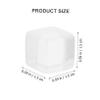 KOMBIUDA 20pcs Acrylic Dice Blank Dice Toys for Boys and Girls Adults Board Game Safe Easy to DIY Compact for Travel Great for Family Party and Office Games view 2