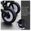 Collapsible Wagon Cart with Wheels Foldable Folding Wagons Carts Silent Universal Wheels,Folding Wagon Outdoor Push Pull Folding Wagon Stroller Cart for Kids | Foldable Canopy w/Sun & Rain S view 3