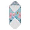 WELLDAY Colorful Seashells Hooded Baby Bath Towels, Cotton Soft Hooded Towel for Babies - Absorbent Baby Bath Towels 35x35 Inch view 1