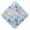 WELLDAY Colorful Seashells Hooded Baby Bath Towels, Cotton Soft Hooded Towel for Babies - Absorbent Baby Bath Towels 35x35 Inch view 2