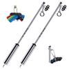 40 Swivel Pogo Stick for Semi Truck & Air Brake Line, Heavy Duty Stainless Steel with Clamp, 3 Hole Clamp, Lock Screw - 2Pcs view 1
