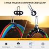 40 Swivel Pogo Stick for Semi Truck & Air Brake Line, Heavy Duty Stainless Steel with Clamp, 3 Hole Clamp, Lock Screw - 2Pcs view 4