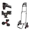 Collapsible Wagon Cart with Wheels Foldable Folding Wagons Carts Silent Universal Wheels,Shopping Trolleys,Small Cart Home Folding Cart Trolley Car Trailer Old Man Climbing Building Trolley view 2