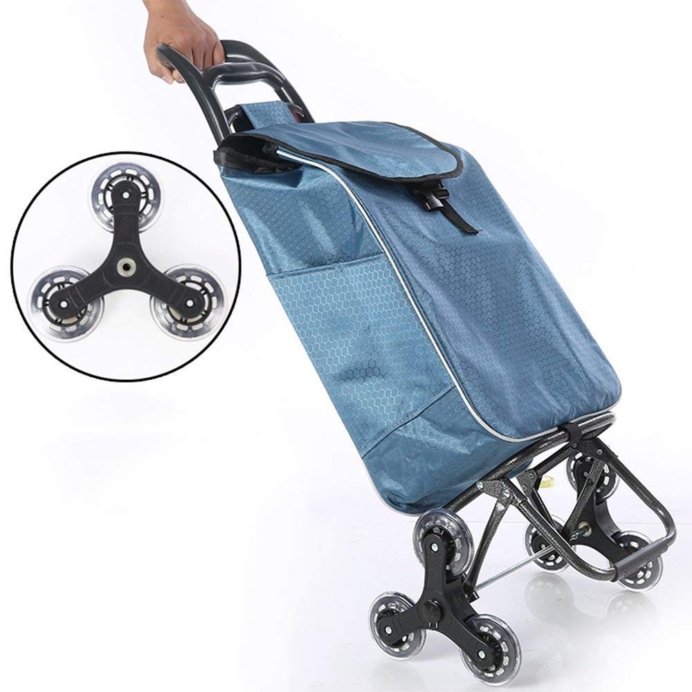 Collapsible Wagon Cart with Wheels Foldable Folding Wagons Carts Silent Universal Wheels,Shopping Trolleys,Climbing The Shopping Cart, The Old Man, The Cart, The Folding, The Light Stroller,