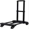 Collapsible Wagon Cart with Wheels Foldable Folding Wagons Carts Silent Universal Wheels,Shopping Cart Trolley Folding with Rotating Wheel Trolley Portable Shopping Cart Utility Company Home view 1