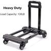 Collapsible Wagon Cart with Wheels Foldable Folding Wagons Carts Silent Universal Wheels,Shopping Cart Trolley Folding with Rotating Wheel Trolley Portable Shopping Cart Utility Company Home view 4