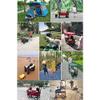 Collapsible Wagon Cart with Wheels Foldable Folding Wagons Carts Silent Universal Wheels,Folding Portable Garden Trolley Cart Heavy Duty Wagon Multi-Function Shopping Cart for Outdoor Campin view 3