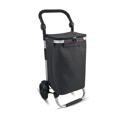 Collapsible Wagon Cart with Wheels Foldable Folding Wagons Carts Silent Universal Wheels,Shopping Cart 45L Shopping Trolley with Fabric Bag and Foldable Grocery Utility Climb Stair Cart for