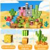 BrightBlox Magnetic Blocks, 120PCS Magnetic Building Blocks Cubes for Kids Ages 3+, STEM Sensory Educational Toys Birthday Set for Kids Toddlers view 3