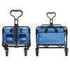 Collapsible Wagon Cart with Wheels Foldable Folding Wagons Carts Silent Universal Wheels,Folding Wagon Garden Cart Outdoor Utility Wagon Garden Trolley Carts Folding Garden Beach Shopping Ca view 3