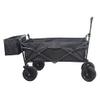 Collapsible Wagon Cart with Wheels Foldable Folding Wagons Carts Silent Universal Wheels,Folding Wagon Outdoor Folding Utility Wagon Folding Garden Outdoor Utility Wagon, Picnic Camping Cart view 1