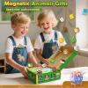 150PCS Magnetic Blocks-Build Mine Magnet World Animals Edition Building Toys for Boys & Girls Age 3-8, Magnetic Sensory Tiles, Ideal Building & Construction STEM Toys Gifts for Toddlers 3+ Years Old view 3