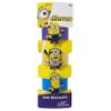 LUV HER Minions 3 Slap Bracelets for Girls Fun Confetti Wristband Featuring Minions Adjustable Fit Birthday Party Favor or Gift Ages 3+ view 1
