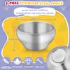 TeamFar Stainless Steel Bowls for Kids, 12oz Metal Baby Toddler Bowls Set of 3, Double-Wall Insulated Kids Bowl for Cereal/Snacks/Soups, Non Toxic, Dishwasher Safe view 2