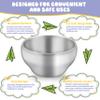TeamFar Stainless Steel Bowls for Kids, 12oz Metal Baby Toddler Bowls Set of 3, Double-Wall Insulated Kids Bowl for Cereal/Snacks/Soups, Non Toxic, Dishwasher Safe view 3