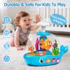 Baby Toys 6-12 Months, Press & Glow & Spin Infant Toys, Cause and Effect Baby Musical Toys Educational Toy for 1 Year Old, 1st Birthday Gifts for 6 7 8 9 10 11 12Month view 3