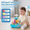 Baby Toys 6-12 Months, Press & Glow & Spin Infant Toys, Cause and Effect Baby Musical Toys Educational Toy for 1 Year Old, 1st Birthday Gifts for 6 7 8 9 10 11 12Month view 4