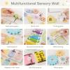 PIIKAGO Wooden Dog Wall Busy Board Panels, Sensory Wall Activity Board for Toddlers 1-3, Montessori Learning Activity Center, Educational Toys for Kids Room, Preschool & Daycare view 3