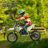 feneihe 50cc Kids Dirt Bike, 2-Stroke Mini Bike Kids Motorcycle Gas Dirt Bike Pocket Rocket Bike, Gas Powered Dirt Bike Off Road with Front Rear Disc Brakes, Max Speed 30KM/H Green view 4