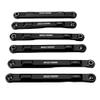 BEAXTURBO Racing Upgrade Parts R/C CNC7075 Aluminum Upgrade Front Rear & Steering Toe Links for TRAXXAS JATO1/8 (Black) view 1