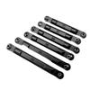 BEAXTURBO Racing Upgrade Parts R/C CNC7075 Aluminum Upgrade Front Rear & Steering Toe Links for TRAXXAS JATO1/8 (Black) view 4
