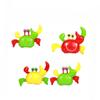 HOMOBABE 4pcs Wind-up Crab Toys for Boys and Girls Clockwork Crabs Yellow Fun and Safe Plastic Toy for Easter Baskets and Spring Parties Coordination and Imagination view 1