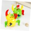 HOMOBABE 4pcs Wind-up Crab Toys for Boys and Girls Clockwork Crabs Yellow Fun and Safe Plastic Toy for Easter Baskets and Spring Parties Coordination and Imagination view 3