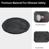 40-Inch Tree Swing Replacement FabricSaucer Swing Replacement CoverRound Saucer Swing Seat Cover, Oxford Fabric(Black, 40) (Black, 40 inch) view 3