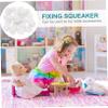 SHINEOFI 2sets Rattle for Boy Girl Plastic Ring Boxes with Squeakers Noise Maker Inserts for DIY and Pet Accessories 100pcs*2 view 4
