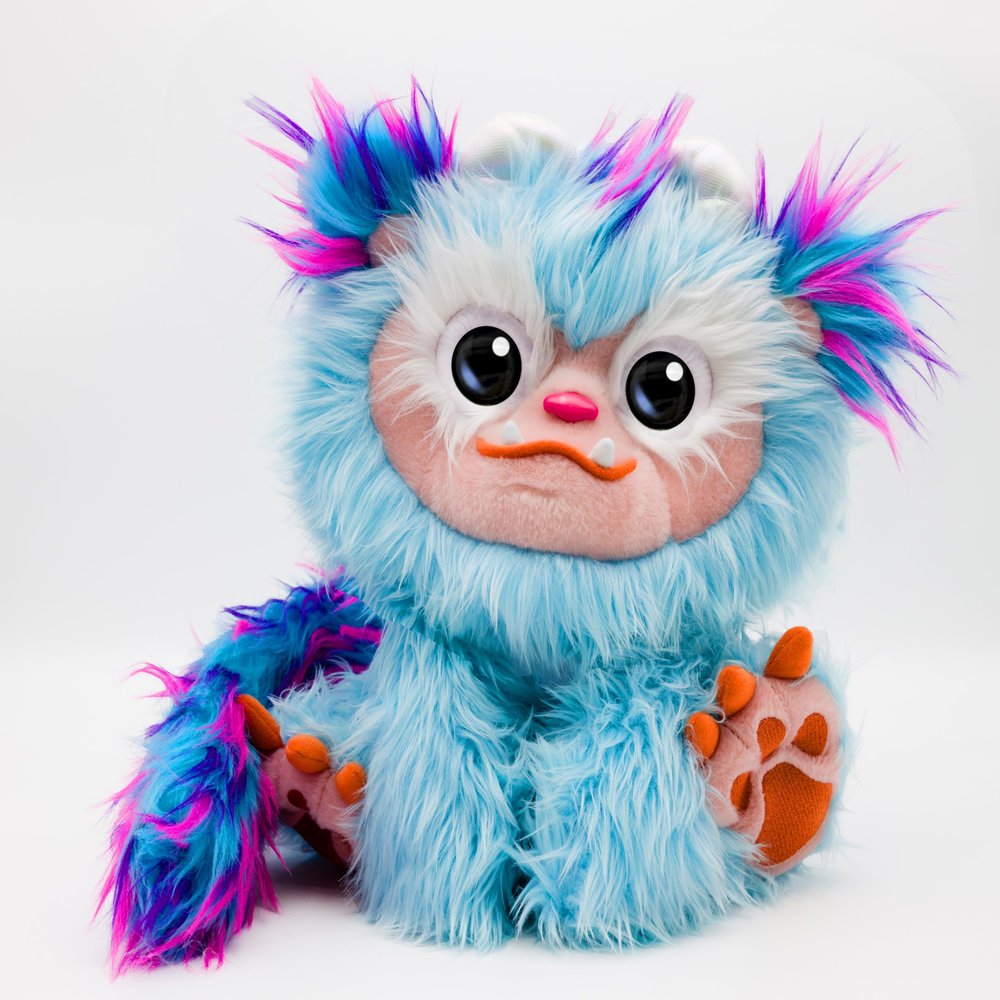 Furlings Rowan Interactive Animal | 13" Interactive Plush Toy with 80+ Realistic Reactions and Animated Eyes | Soft Toy Ideal Gift for Kids Girls 3+