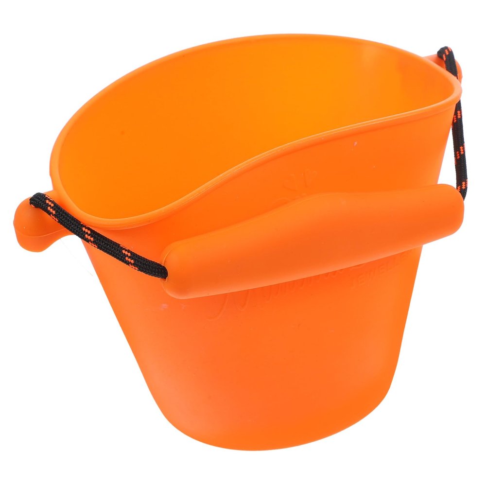 Alipis Collapsible Outdoor Boy Girl's Beach Toys Portable Folding Silicone Water Bucket for Camping Hiking Pool Play