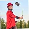 Abaodam 2pcs Non-Slip Diabolo Sticks for Boys and Girls and Seniors Solid Bearing Juggling Handsticks for Outdoor Fitness and Acrobatics view 3