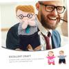 BESPORTBLE 2pcs Family Hand Puppets Cute Mother Father Puppets for Educational Role Play Storytelling and Theater Shows for Preschool and Family Fun view 2