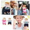 BESPORTBLE 2pcs Family Hand Puppets Cute Mother Father Puppets for Educational Role Play Storytelling and Theater Shows for Preschool and Family Fun view 4