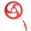 BESPORTBLE 1PC Creative Rolling Hoop for Educational Wind Fun Iron Hoop Ring Promotes Hands Skills Physical Activity Red view 1