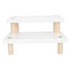 CVUTOVO Figurines Display Rack Wooden Desktop Ornament Stand Shelf for Desk Smooth Surface Stable for Living Room Decor view 1