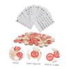 KONTONTY 1 Set Russian Bingo Chess Educational Game for Logical Chess Bingo Game Safe Materials Enhances Logical Thinking Concentration Fun Family Activity view 4