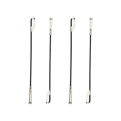 4PCS RC Airplane Metal Clip with Push Rod Connecting Rod and Swing Keeper for RC Airplane Helicopter DIY Model Plane Fixed Wing Parts Aircraft Connection Accessories (M2x120mm)