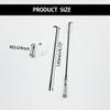 4PCS RC Airplane Metal Clip with Push Rod Connecting Rod and Swing Keeper for RC Airplane Helicopter DIY Model Plane Fixed Wing Parts Aircraft Connection Accessories (M2x120mm) view 3