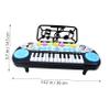 Abaodam Musical Piano for Plastic Electronic Piano with Keys Early Education Present for Years Inspires Creativity and Coordination Skills view 2