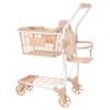 Roma Prams: Teddy Shopping Trolley - Beige & Bear, Push Cart, Removable Grocery Storage Basket, Swivel Wheels, Doll Accessory, Roleplay Toy, Kids 3+ view 4