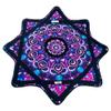 Mougee - Classic Flow Star - for Beginners & Advanced - Fun & Challenging Flow Toy - Vibrant Colors & Patterns - 27 Diameter - 15 Ounce Weight (Flower Power with Power Ring) view 1