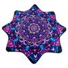 Mougee - Classic Flow Star - for Beginners & Advanced - Fun & Challenging Flow Toy - Vibrant Colors & Patterns - 27 Diameter - 15 Ounce Weight (Flower Power with Power Ring) view 2