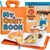 My Quiet Book - Toddler Travel Essential, Car Airplane Activity Book, Montessori Busy Board, Plane Toys for Toddlers 1-3, Gifts for 1 2 3 4 Year Old Girl, Birthday Gifts Toys Age 2-5 view 1