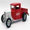 1932 Hot Rod Pickup Truck SO-Cal Speed Shop Graphics - Red and White - Limited Edition to 500 Pieces Worldwide 1/18 Diecast Model Car by Acme A1804107 view 1