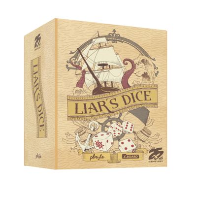 25th Century Games Liars Dice Game Fast-Paced Bluffing Dice Game for 26 Players, Ages 8