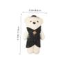 AKOOSY 10pcs Delicate Graduation Bear Stuffed Animal Bouquet Foam Bear Decorations for Celebration view 2