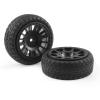 4 PCS Soft Rubber Tires with Foam Insert for 1/10 1/12 Trax-xas HSP HPI Tamiya TT02 Touring Drift Rally Car 65mm RC(4PCS Road F) view 3
